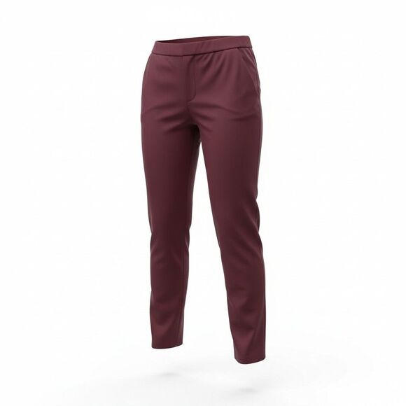 Style & Co Pants - STYLE & CO stretch pants 18W Burgundy pull on wide waist band